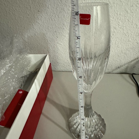 Bacccarat Massena Glass Champagne Flute NWT(8 available) - Picture 8 of 9